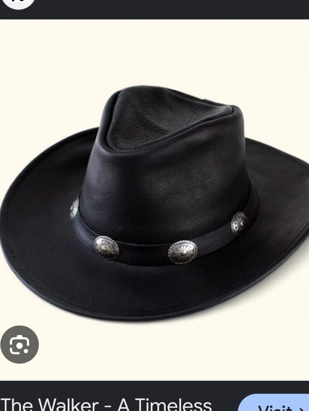 Wilson Leather Walker Hat